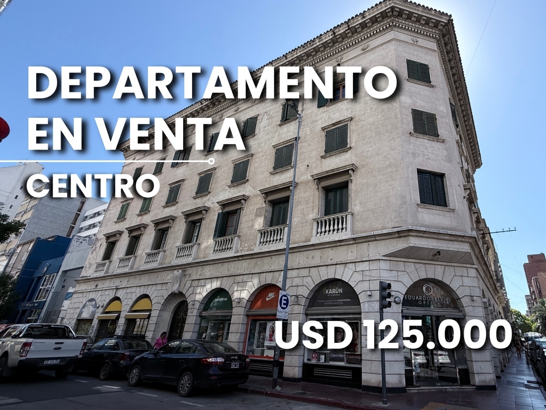 CENTRO DEPARTAMENTO EN VENTA 2 DORMITORIOS CON ESTILO FRANCES